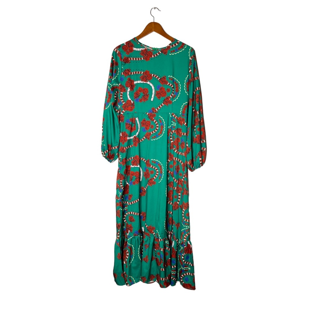 CO Order Plus Printed Maxi Dress